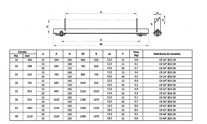 struttura del rullo di 860mm 1030mm per la pianta del cemento 2